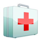 Illustrasjon av førstehjelpskoffert